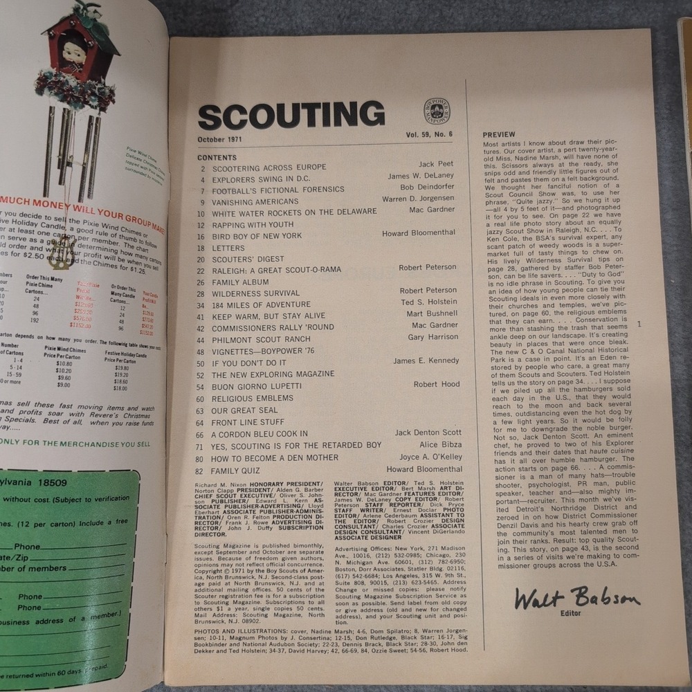 Scouting Magazine Collection Lot of 6 Vintage Issues 1970s - Picture 3 of 7